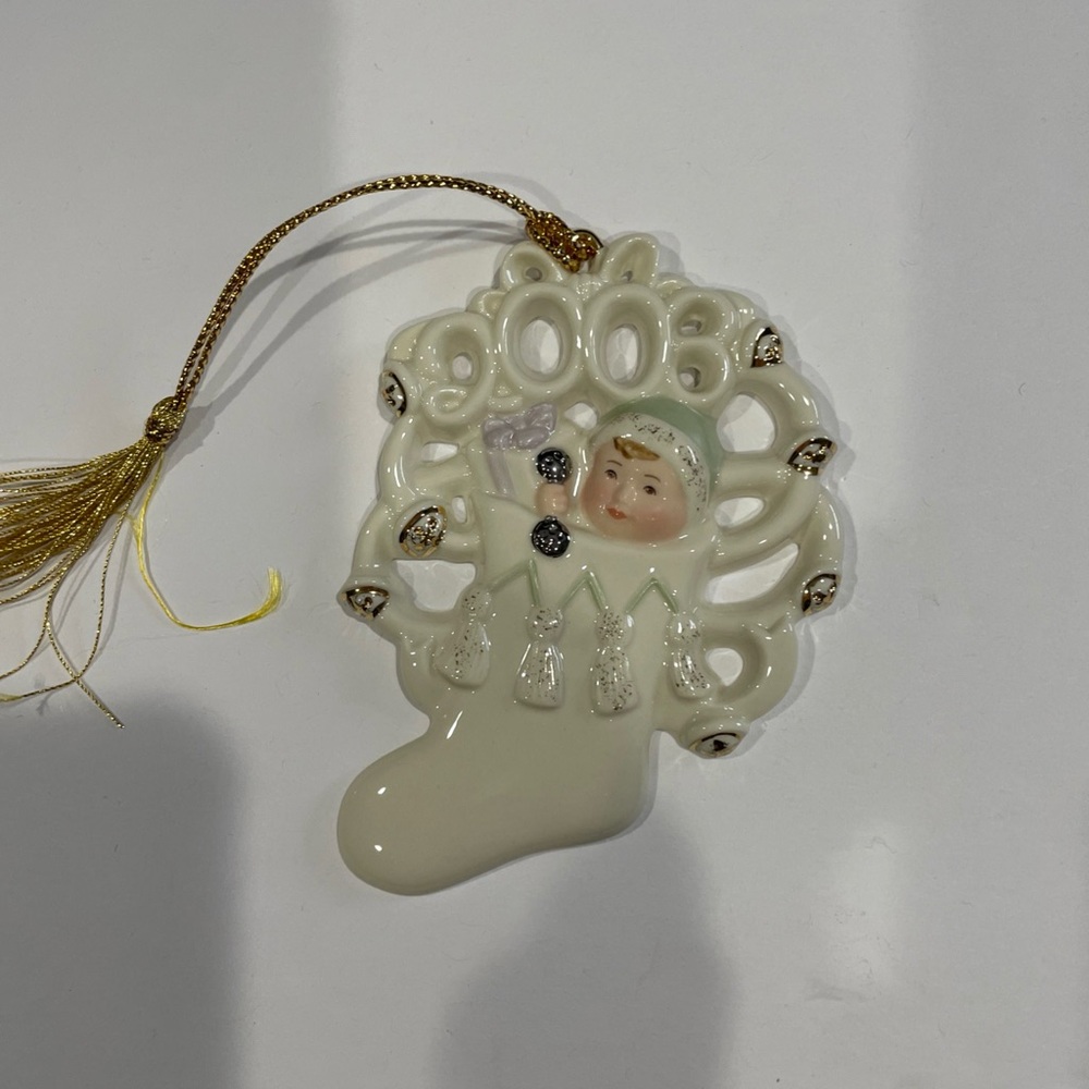 Lenox Baby’s First Christmas 2003 Ivory China Ornament